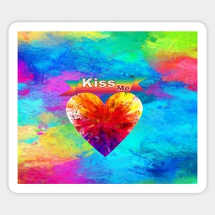 Always Kiss Me - kissing allowed Sticker